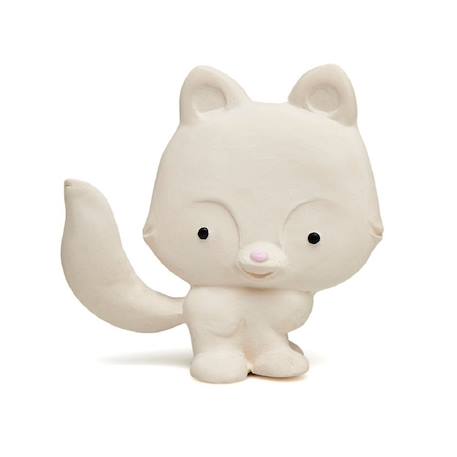 Petit renard hochet de dentition Blanc 1 - vertbaudet enfant 