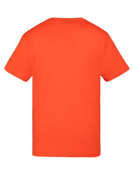 T-shirt manches courtes brodé Blanc+Bleu ciel+Bleu jean+Gris chiné+Marine+Noir+Orange+Sage kaki+Vert pastel 27 - vertbaudet enfant 