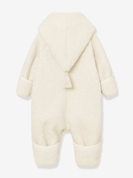 Combinaison en polaire teddy MATADEL bébé MINI A TURE écru 3 - vertbaudet enfant 