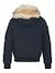Blouson snorkel à capuche Bleu marine+Noir 4 - vertbaudet enfant 