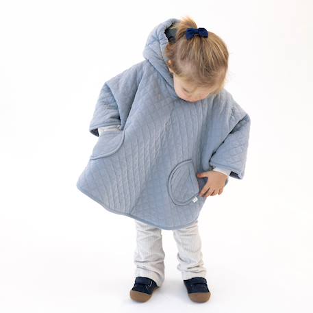 Poncho de voyage -  pady quilted - jersey Beige+Brick+Green+Stone 18 - vertbaudet enfant 