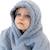 Poncho de voyage -  pady quilted - jersey Beige+Brick+Green+Stone 19 - vertbaudet enfant 