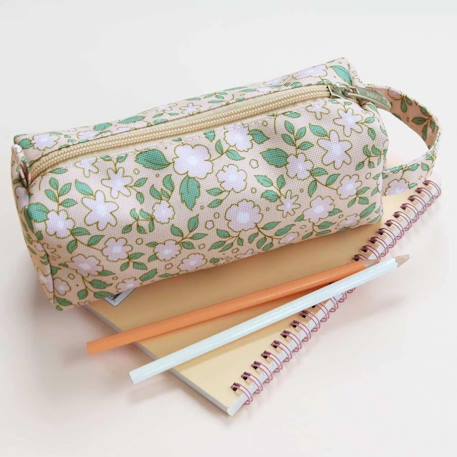 Trousse d'école et loisirs pour enfant Beige+Bleu+Gris+Jaune+Kaki+Pêche+Rose+Vert 31 - vertbaudet enfant 