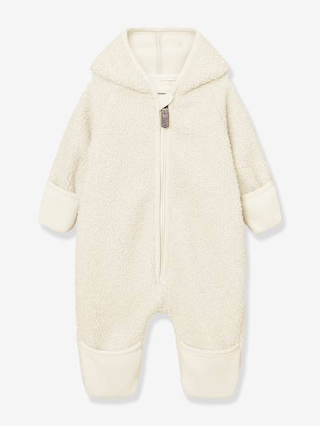 Combinaison en polaire teddy MATADEL bébé MINI A TURE écru 1 - vertbaudet enfant 