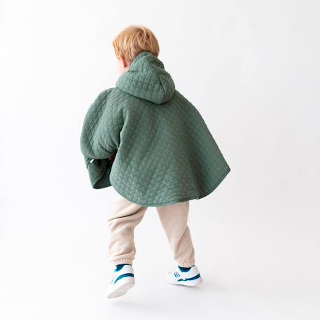 Poncho de voyage -  pady quilted - jersey Beige+Brick+Green+Stone 13 - vertbaudet enfant 