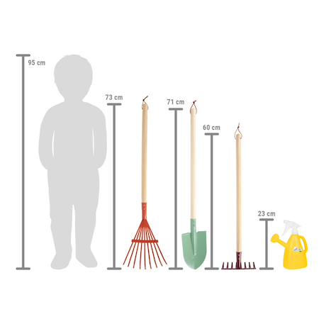 Outils de jardinage avec arrosoir tiny garden Jaune 2 - vertbaudet enfant 