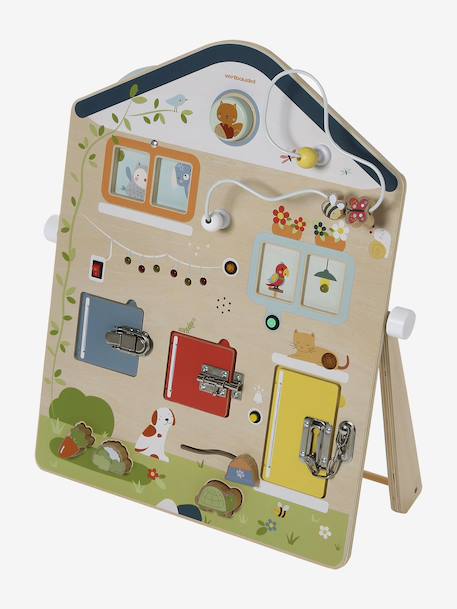 Planche d'activités sons et lumières en bois FSC® bois 7 - vertbaudet enfant 