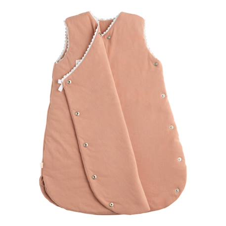 Gigoteuse bébé naissance en coton brodée - petit coeur Rose 3 - vertbaudet enfant 