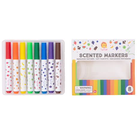 Feutres parfumés Blanc 4 - vertbaudet enfant 
