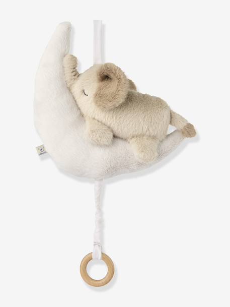 Mobile musical bébé éléphant Mandy écru 1 - vertbaudet enfant 