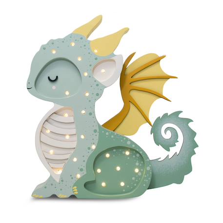 Lampe veilleuse dragon Vert 1 - vertbaudet enfant 