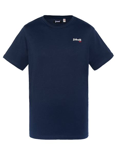 T-shirt manches courtes brodé Blanc+Bleu ciel+Bleu jean+Gris chiné+Marine+Noir+Orange+Sage kaki+Vert pastel 18 - vertbaudet enfant 