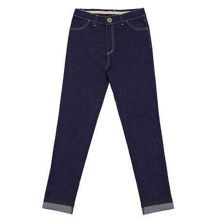 Jean slim    en fin  stretch  morgan Bleu denim foncé 5 - vertbaudet enfant 