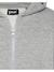 Sweatshirt uni zippé à capuche Gris chiné+Marine+Noir 3 - vertbaudet enfant 