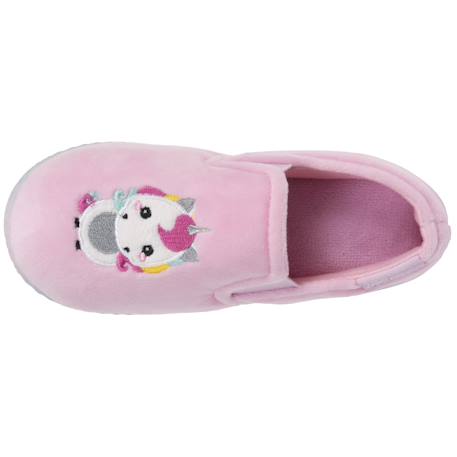 Chaussons mocassins enfilage facile, semelle antidérapante Rose 2 - vertbaudet enfant 