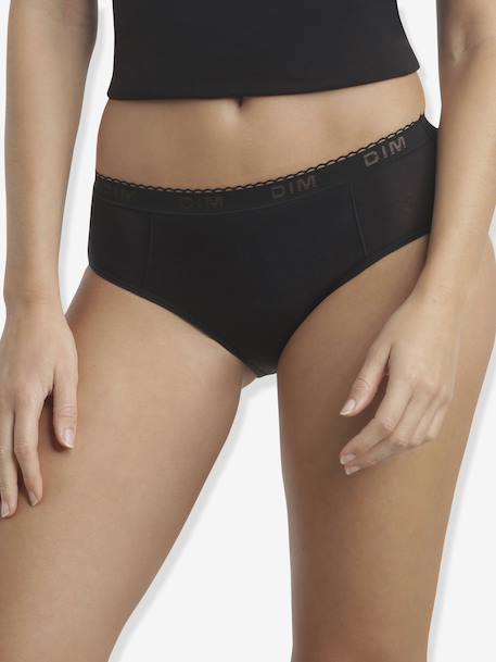 Culotte de règles fille en coton bio My Protect Noir flux moyen noir 2 - vertbaudet enfant 