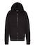 Sweatshirt uni zippé à capuche Gris chiné+Marine+Noir 9 - vertbaudet enfant 