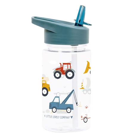 Gourde enfant ergonomique 450 ml Beige+Bleu+Gris+Jaune+Kaki+Noir+Rose+Vert de gris 15 - vertbaudet enfant 