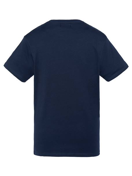 T-shirt manches courtes brodé Blanc+Bleu ciel+Bleu jean+Gris chiné+Marine+Noir+Orange+Sage kaki+Vert pastel 17 - vertbaudet enfant 