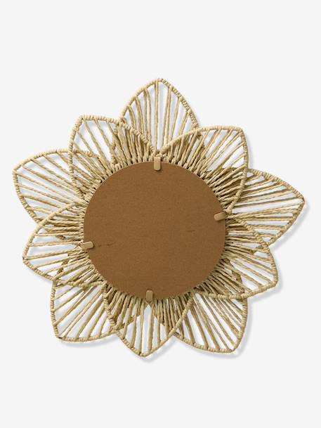 Miroir Fleur en corde de papier beige 2 - vertbaudet enfant 
