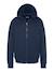 Sweatshirt uni zippé à capuche Gris chiné+Marine+Noir 5 - vertbaudet enfant 
