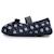 Chaussons ballerines avec élastique de maintien, semelle antidérapante Marine 3 - vertbaudet enfant 