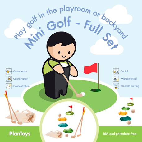 Mini golf double Beige 5 - vertbaudet enfant 