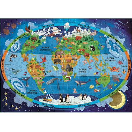 Méga atlas de la terre Vert 3 - vertbaudet enfant 