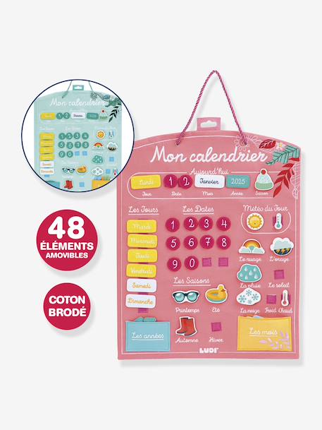 Calendrier corail+vert amande 2 - vertbaudet enfant 