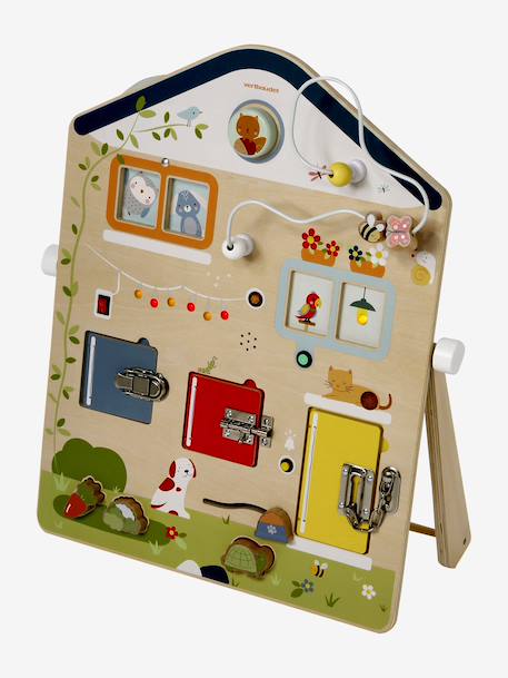 Planche d'activités sons et lumières en bois FSC® bois 6 - vertbaudet enfant 