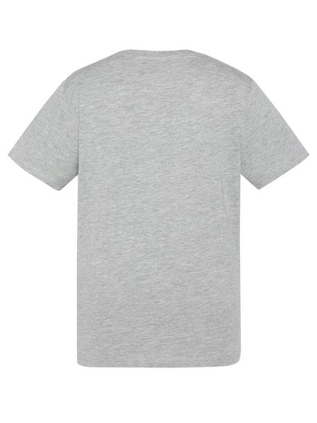 T-shirt imprimé à manches courtes Blanc+Bleu+Gris chiné+Marine+Noir+Orange+Vert 9 - vertbaudet enfant 