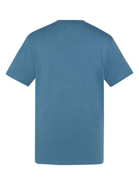 T-shirt manches courtes brodé Blanc+Bleu ciel+Bleu jean+Gris chiné+Marine+Noir+Orange+Sage kaki+Vert pastel 11 - vertbaudet enfant 