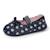Chaussons ballerines avec élastique de maintien, semelle antidérapante Marine 1 - vertbaudet enfant 