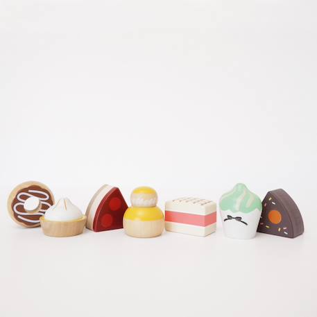 Présentoir à gâteaux en bois Beige 3 - vertbaudet enfant 