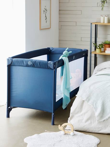 Lit parapluie First'bed gris+marine+marine 4 - vertbaudet enfant 