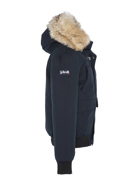 Blouson snorkel à capuche Bleu marine+Noir 3 - vertbaudet enfant 