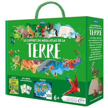 Méga atlas de la terre Vert 1 - vertbaudet enfant 