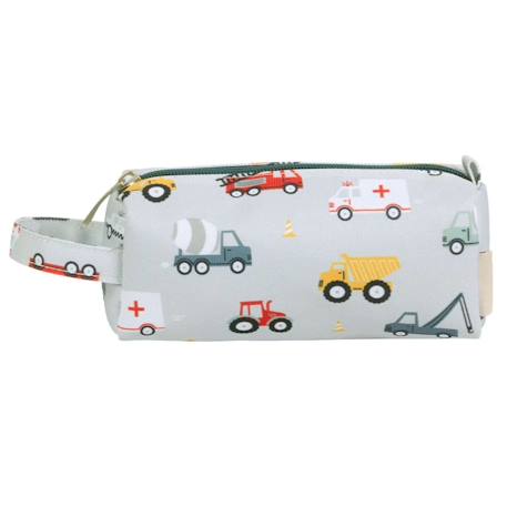 Trousse d'école et loisirs pour enfant Beige+Bleu+Gris+Jaune+Kaki+Pêche+Rose+Vert 17 - vertbaudet enfant 