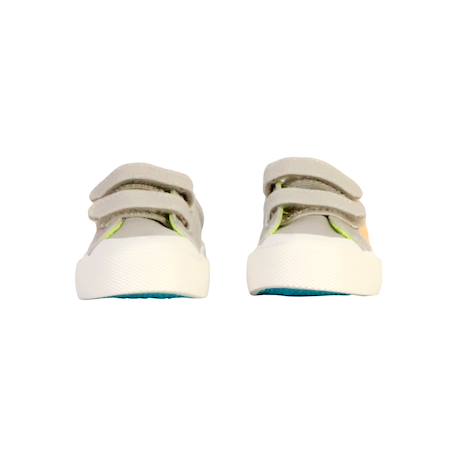 Baskets basses  à scratch Beige 5 - vertbaudet enfant 