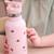 Gourde en acier inoxydable lucky Rose, rouge, noir 4 - vertbaudet enfant 