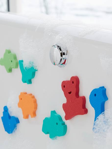 Stickers de bain en mousse + filet de rangement multicolore 2 - vertbaudet enfant 