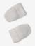 Kit naissance bonnet, moufles et chaussons et son pochon personnalisable beige chiné+écru+rose 9 - vertbaudet enfant 