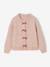 Gilet fille noeuds en velours anthracite+rose poudré 9 - vertbaudet enfant 