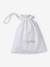 Ensemble naissance bonnet, moufles et chaussons et son pochon personnalisable beige chiné+blanc 10 - vertbaudet enfant 