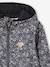 Sweat sport zippé matière technique fille motifs fleurs anthracite+écru+vert imprimé 3 - vertbaudet enfant 