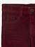 Pantalon slim velours garçon bordeaux+CAMEL 7 - vertbaudet enfant 