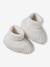 Kit naissance bonnet, moufles et chaussons et son pochon personnalisable beige chiné+écru+rose 11 - vertbaudet enfant 