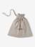 Kit naissance bonnet, moufles et chaussons et son pochon personnalisable beige chiné+écru+rose 4 - vertbaudet enfant 