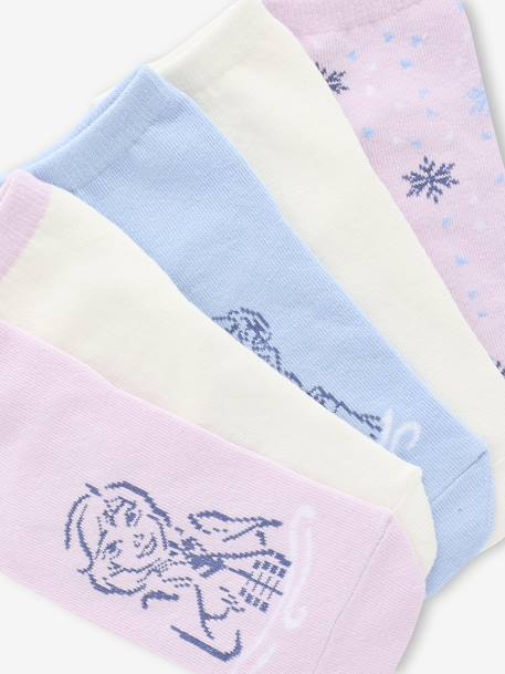 Lot de 5 paires de mi-chaussettes Disney Reine des Neiges Assorties 3 - vertbaudet enfant 