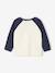 T-shirt bébé manches longues avec imprimé placé devant kaki+marine 8 - vertbaudet enfant 